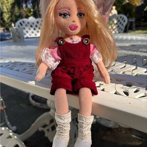 Ty Precious Paris Plush Doll in Pink and Burgundy